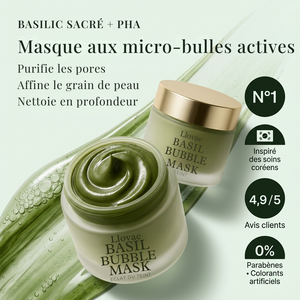 Basil Bubble Mask